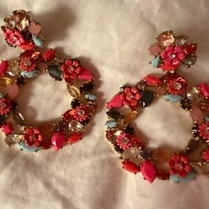 J. Crew Multicolor Floral Earrings